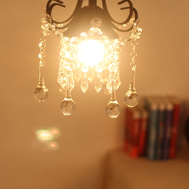 American Village E27 Crystal chandelier small chandelier single-head bedroom aisle creative bar lamps European Jane Art Deco
American Village E27 Crystal chandelier small chandelier single-head bedroom aisle creative bar lamps European Jane Art Deco