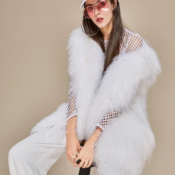Hot Sale Winter High Fashion Debutantes Women's Luxurious Real Mongolia Sheep Fur Thick Warm Vest White Fur Female Tank Top
Hot Sale Winter High Fashion Debutantes Women's Luxurious Real Mongolia Sheep Fur Thick Warm Vest White Fur Female Tank Top
