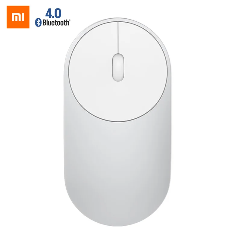 Xiaomi Mini Портативный WiFi 2 4G и Bluetooth двойная беспроводная мышь из алюминиевого сплава