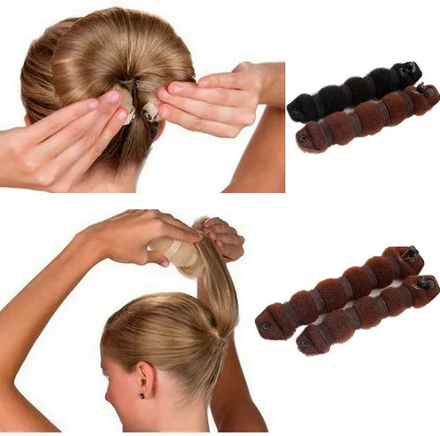 New Fashion 2pcs 1set Sponge Hair Styling Donut Bun Maker Magic easy using Former Ring Shaper Styler Hair Accessories Tool
New Fashion 2pcs 1set Sponge Hair Styling Donut Bun Maker Magic easy using Former Ring Shaper Styler Hair Accessories Tool