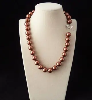Natural 12mm Southern Coffee Sea Shell Imitation Pearl Fashion Necklace 18 ''>>> free shipping
Natural 12mm Southern Coffee Sea Shell Imitation Pearl Fashion Necklace 18 ''>>> free shipping