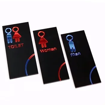 Custom Made Quality Door Plate Sign Plate Indicator for Toilet Rest Room Washroom Acrylic Creative Design Women Man 3D 10 x 24cm
Custom Made Quality Door Plate Sign Plate Indicator for Toilet Rest Room Washroom Acrylic Creative Design Women Man 3D 10 x 24cm