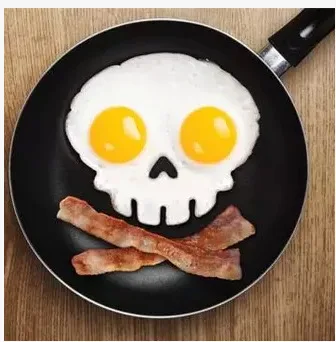 Delicate Kitchen Silicone Human skeleton Fried Eggs Mold Egg Ring Shaper Novelty Fun Hot Selling form for eggs
Delicate Kitchen Silicone Human skeleton Fried Eggs Mold Egg Ring Shaper Novelty Fun Hot Selling form for eggs