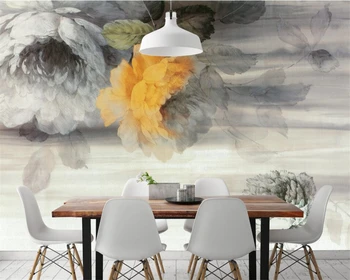 Beibehang Custom wallpaper hand-painted nostalgic peony oil painting modern abstract art wall living room bedroom 3D wallpaper
Beibehang Custom wallpaper hand-painted nostalgic peony oil painting modern abstract art wall living room bedroom 3D wallpaper