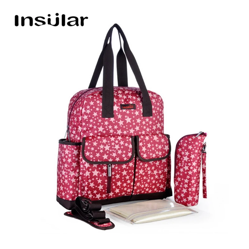 INSULAR Large Capacity Casual Diaper Bag Mommy Bags For Mom Travel Totes/Backpack/Messenger Mutifuction Waterproof Durable
INSULAR Large Capacity Casual Diaper Bag Mommy Bags For Mom Travel Totes/Backpack/Messenger Mutifuction Waterproof Durable
