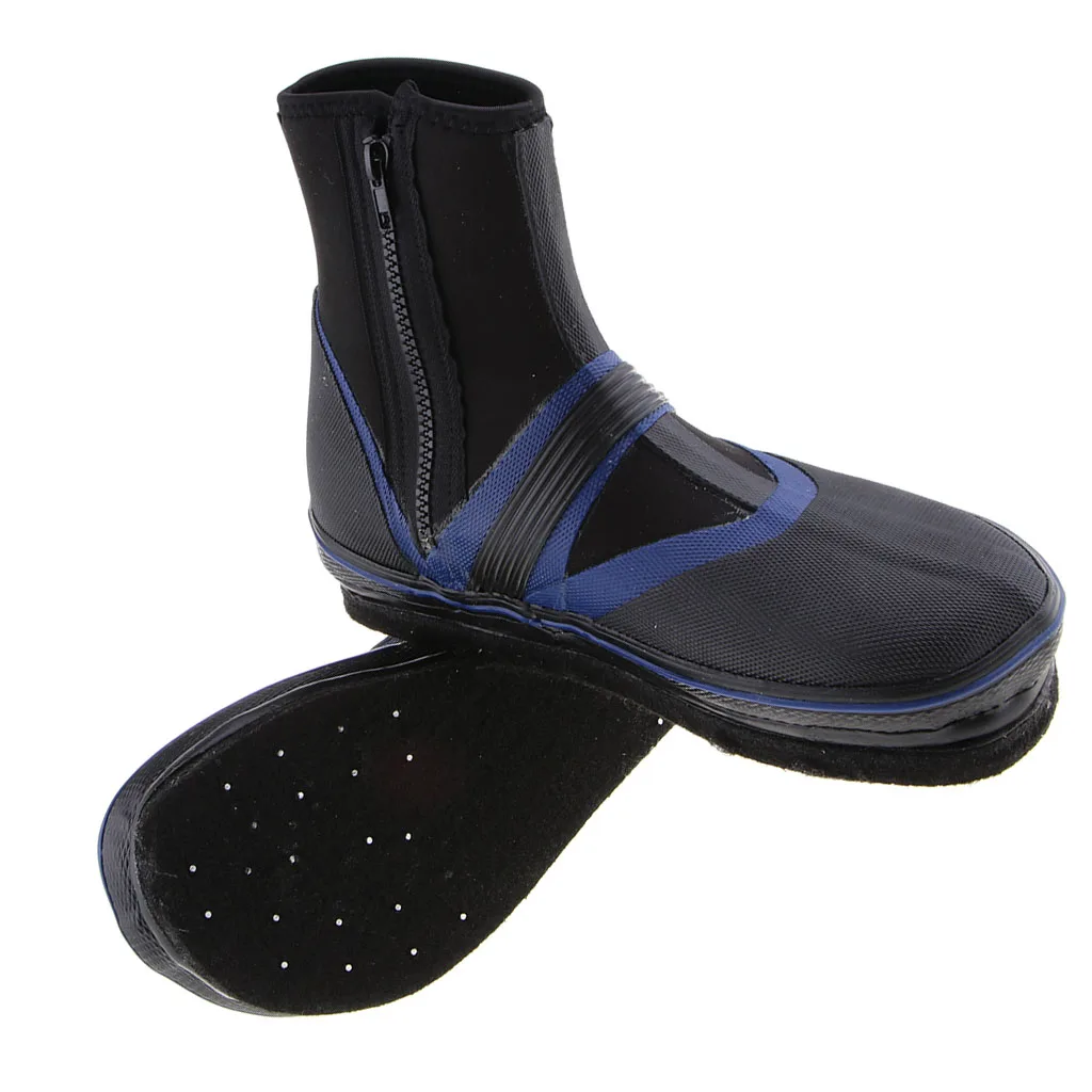Neoprene Fishing Boots Shoes Anti-Slip Nails Spikes Dry Wading Shoes Boating Kayaking Steel Nails at The Bottom Fishing Waders
Neoprene Fishing Boots Shoes Anti-Slip Nails Spikes Dry Wading Shoes Boating Kayaking Steel Nails at The Bottom Fishing Waders