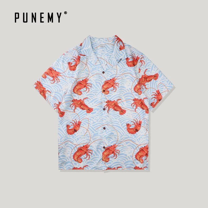 Funny Full Lobster Print Hawaii Aloha Shirts Men Summer Beach Top Tees Vintage Shirt Casual Harajuku Hip Hop Male Shirts
Funny Full Lobster Print Hawaii Aloha Shirts Men Summer Beach Top Tees Vintage Shirt Casual Harajuku Hip Hop Male Shirts