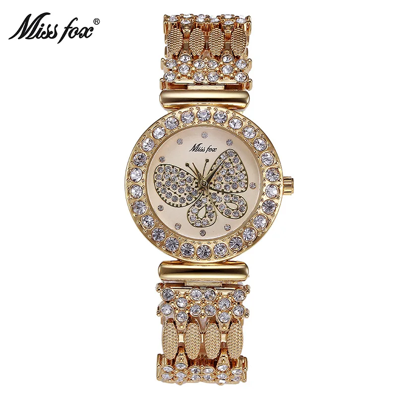 Fashion butterfly pattern full diamond women's watch with diamonds High end Leisure waterproof watch relogio feminino
Fashion butterfly pattern full diamond women's watch with diamonds High end Leisure waterproof watch relogio feminino