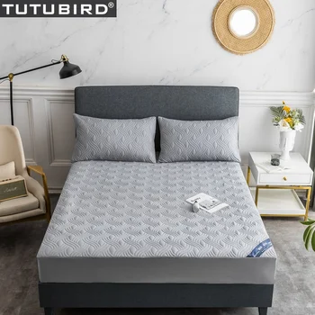 Embossing Mattress Pad Cover For Mattress Protector 100% cotton Bed Protection with elastic hometextile
Embossing Mattress Pad Cover For Mattress Protector 100% cotton Bed Protection with elastic hometextile