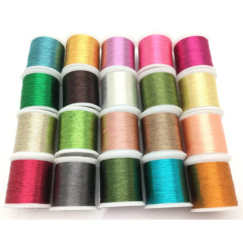 20 Piece Metallic Glitter Polyester Embroidery Thread Sewing Thread Set - All Purpose Assorted Colours Crochet Thread 7YJ71
20 Piece Metallic Glitter Polyester Embroidery Thread Sewing Thread Set - All Purpose Assorted Colours Crochet Thread 7YJ71