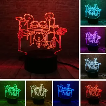 Amroe Musical 3D LED Rack Drum Set Visual 7 Colors Dimming Gradient Child Kids Baby Sleep Bedside Decor Lamp Holiday Xmas Gifts
Amroe Musical 3D LED Rack Drum Set Visual 7 Colors Dimming Gradient Child Kids Baby Sleep Bedside Decor Lamp Holiday Xmas Gifts