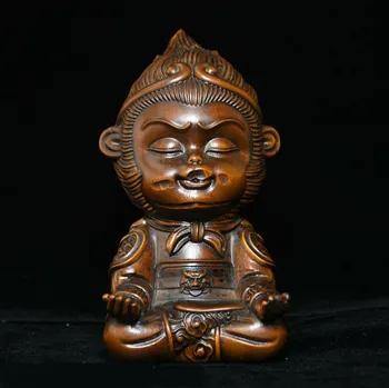 wedding decoration 11CM Chinese Myth Boxwood Wood Carving Monkey King Sun WuKong God Adorn Statue
wedding decoration 11CM Chinese Myth Boxwood Wood Carving Monkey King Sun WuKong God Adorn Statue