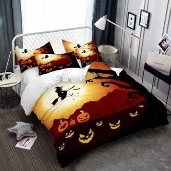 3D Halloween Bedding Set Witch Printed Duvet Cover Set Cartoon Pumpkin Bedding Cover Kids Halloween Bedclothes Home Decor
3D Halloween Bedding Set Witch Printed Duvet Cover Set Cartoon Pumpkin Bedding Cover Kids Halloween Bedclothes Home Decor