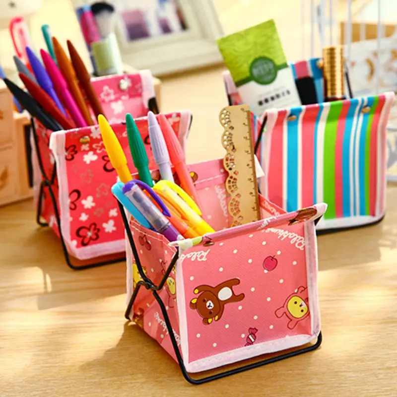 Folding Canvas Desktop Waterproof Cabinet Sundries Stationery Storage Basket Storage Box Container with iron stand A36
Folding Canvas Desktop Waterproof Cabinet Sundries Stationery Storage Basket Storage Box Container with iron stand A36
