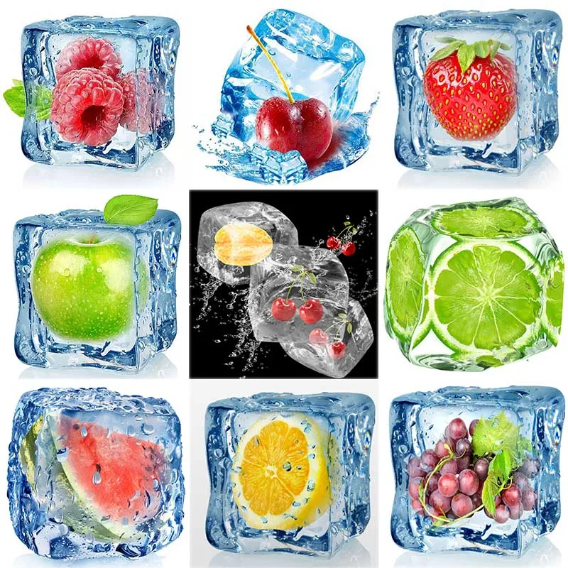 Full Drill Square 5d Diamond Painting Fruit Ice Cubes Diamond Embroidery Grape Cherry Rhinestone Home Decor Abstract Art Gift A4
Full Drill Square 5d Diamond Painting Fruit Ice Cubes Diamond Embroidery Grape Cherry Rhinestone Home Decor Abstract Art Gift A4