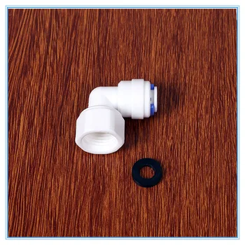 5PCS RO Water Fitting Elbow 1/4"OD Hose3/8" BSP Female Thread Plastic Pipe Quick Osmose Reversa Aquario Connector
5PCS RO Water Fitting Elbow 1/4"OD Hose3/8" BSP Female Thread Plastic Pipe Quick Osmose Reversa Aquario Connector