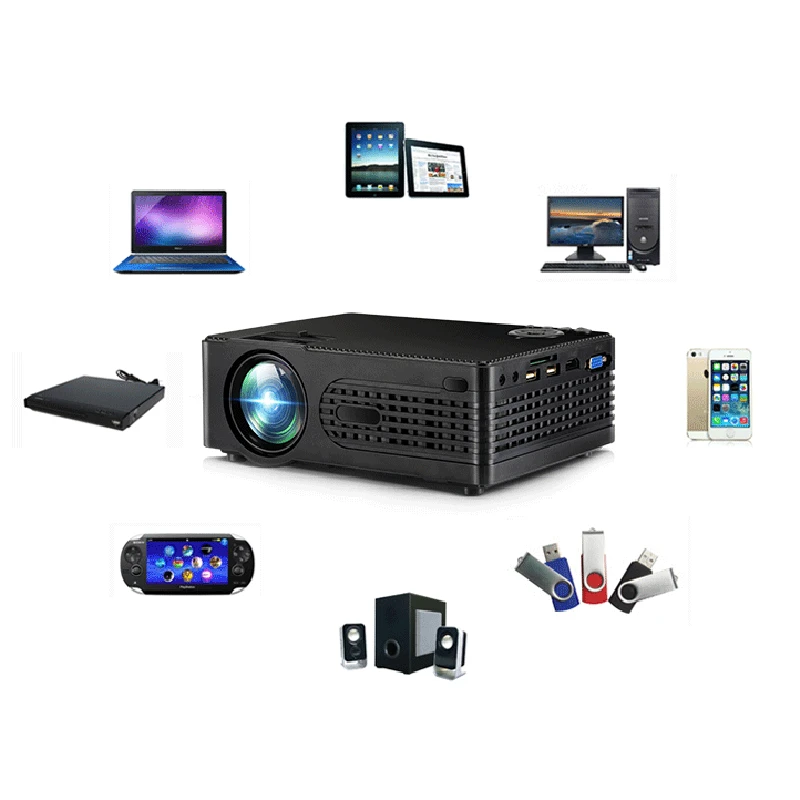 Mini HD LED Projector Home Entertainment Audio Video Device Multi Language smart projector
Mini HD LED Projector Home Entertainment Audio Video Device Multi Language smart projector