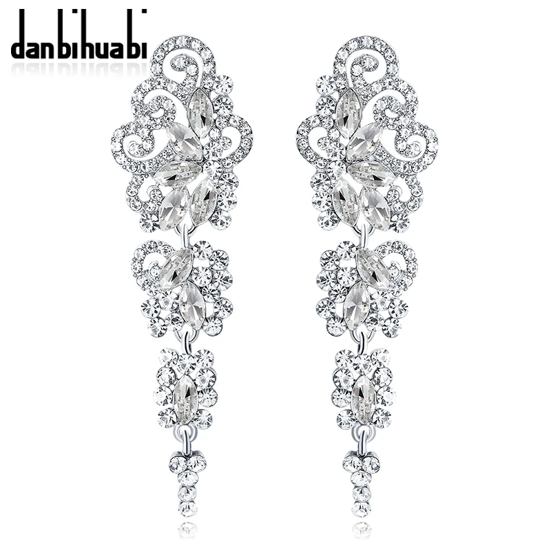 New Arrival Rhinestone water drop Earrings for Women Silver Long Chandelier Earrings Wedding Party earrings fashion jewelry Gift
New Arrival Rhinestone water drop Earrings for Women Silver Long Chandelier Earrings Wedding Party earrings fashion jewelry Gift