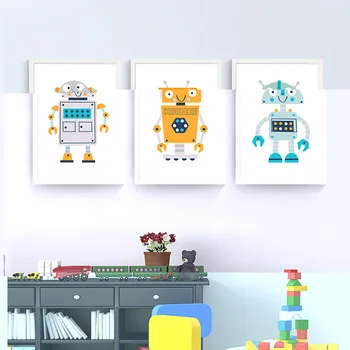Classical Vintage wall paintings Vintage robot Canvas Painting Retro art Wall home Decoration gift for children posters
Classical Vintage wall paintings Vintage robot Canvas Painting Retro art Wall home Decoration gift for children posters