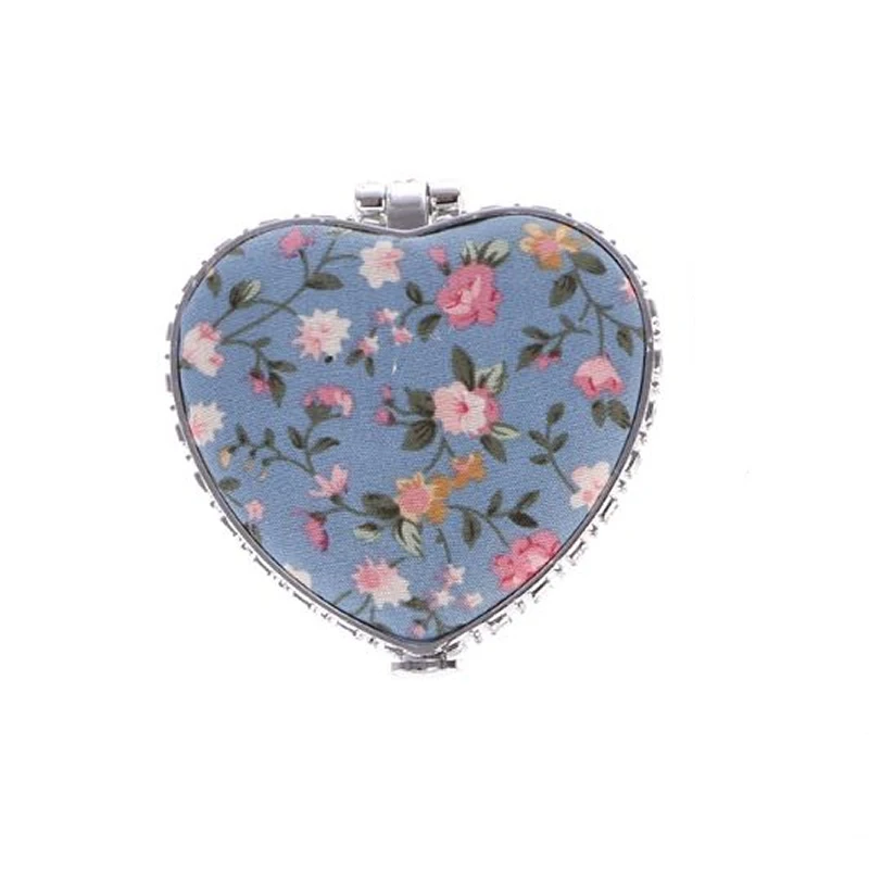 Chinese Style Women Makeup Compact Pocket Floral Mirrors Portable Double-side Folding Mirror Heart-shaped Random Color 1PC Gift
Chinese Style Women Makeup Compact Pocket Floral Mirrors Portable Double-side Folding Mirror Heart-shaped Random Color 1PC Gift