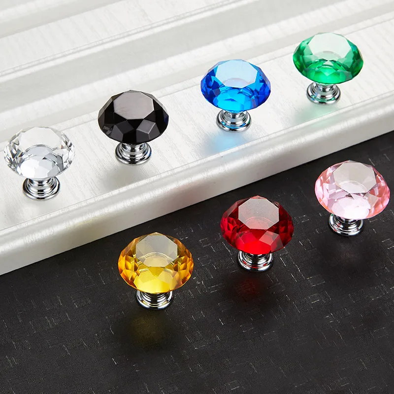 Diamond Shape Crystal Handle and Knob Drawer Crystal Glass Knob and Pull for Cabinet, Drawer Dresser Handle 30mm Pull 1PCS
Diamond Shape Crystal Handle and Knob Drawer Crystal Glass Knob and Pull for Cabinet, Drawer Dresser Handle 30mm Pull 1PCS