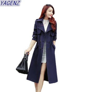 Female Long Windbreaker 2020 Spring Autumn New Temperament Slim Coat Outerwear Women Casual Overcoat Women Plus Size Trench Coat
Female Long Windbreaker 2020 Spring Autumn New Temperament Slim Coat Outerwear Women Casual Overcoat Women Plus Size Trench Coat