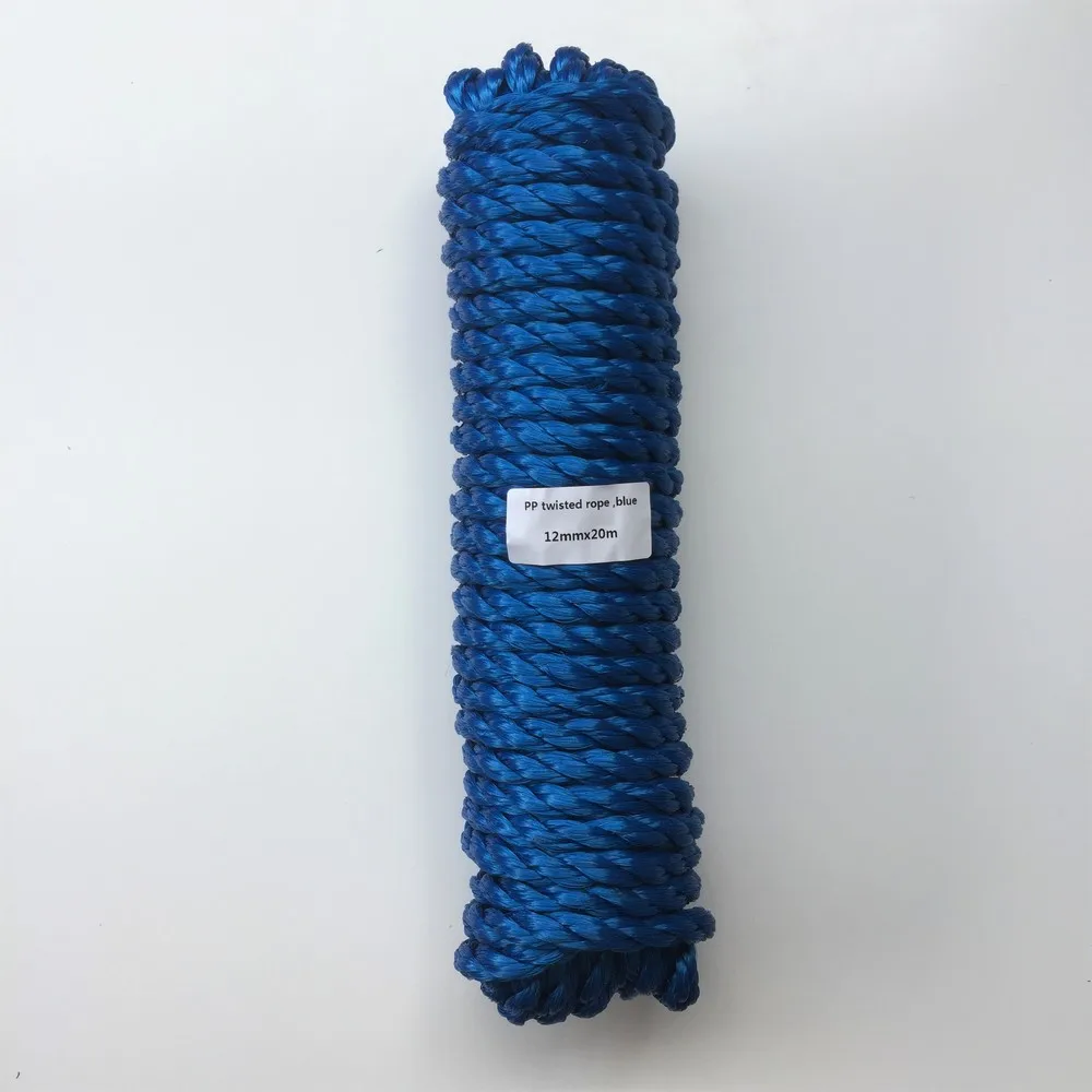 12mmx20m Heavy Duty Twisted Polypropylene Rope Floating PP Rope Boat Rope Sailing Camping Secure Line Clothes Line
12mmx20m Heavy Duty Twisted Polypropylene Rope Floating PP Rope Boat Rope Sailing Camping Secure Line Clothes Line