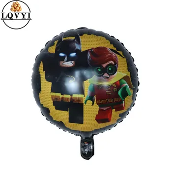 10pcs 18inch Round Building Blocks Foil Helium Balloons Supperhero Cartoon Balloon Kids Birthday Party Decorations Toys Globos 
10pcs 18inch Round Building Blocks Foil Helium Balloons Supperhero Cartoon Balloon Kids Birthday Party Decorations Toys Globos