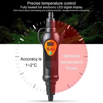 220V Adjustable Temperature External Heater for Aquarium Fish Tank 20~35 Degree LCD Dispaly EH-300/500 300/500w Standard Adapter
220V Adjustable Temperature External Heater for Aquarium Fish Tank 20~35 Degree LCD Dispaly EH-300/500 300/500w Standard Adapter
