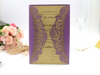 European Style Rectangle Hollow Rose Flowers Laser Cut Wedding Invitations Engagement Wedding Party Invitation Cards RC118-223
European Style Rectangle Hollow Rose Flowers Laser Cut Wedding Invitations Engagement Wedding Party Invitation Cards RC118-223