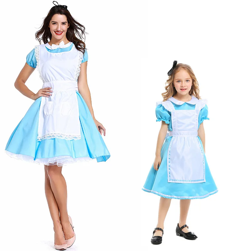 Alice In Wonderland Costume Adult Women Girls Lolita Maid Cosplay Dress with Apron Ladies Carnival Fantasia Fancy Party Dress Up
Alice In Wonderland Costume Adult Women Girls Lolita Maid Cosplay Dress with Apron Ladies Carnival Fantasia Fancy Party Dress Up