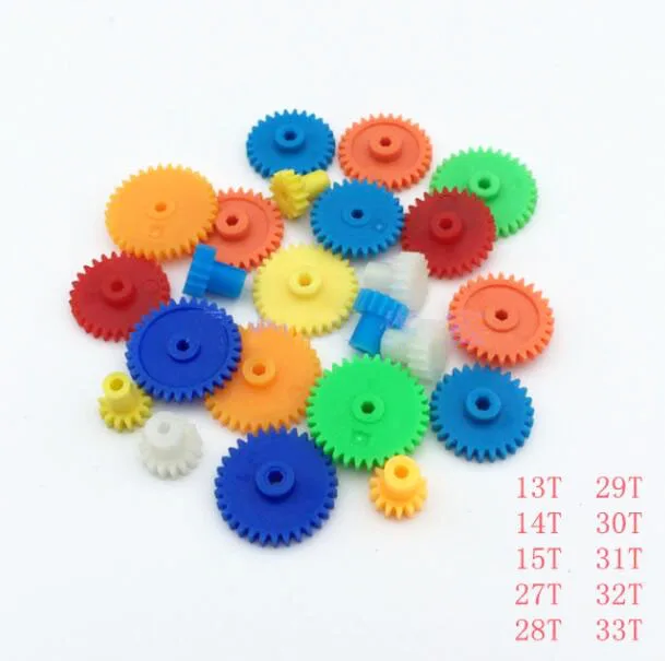 12 Pcs 13T/14T/15T/17T/27T/29T/33T Pinion Mini Plastic Gear for Tamiya Mini 4WD Car Model
12 Pcs 13T/14T/15T/17T/27T/29T/33T Pinion Mini Plastic Gear for Tamiya Mini 4WD Car Model