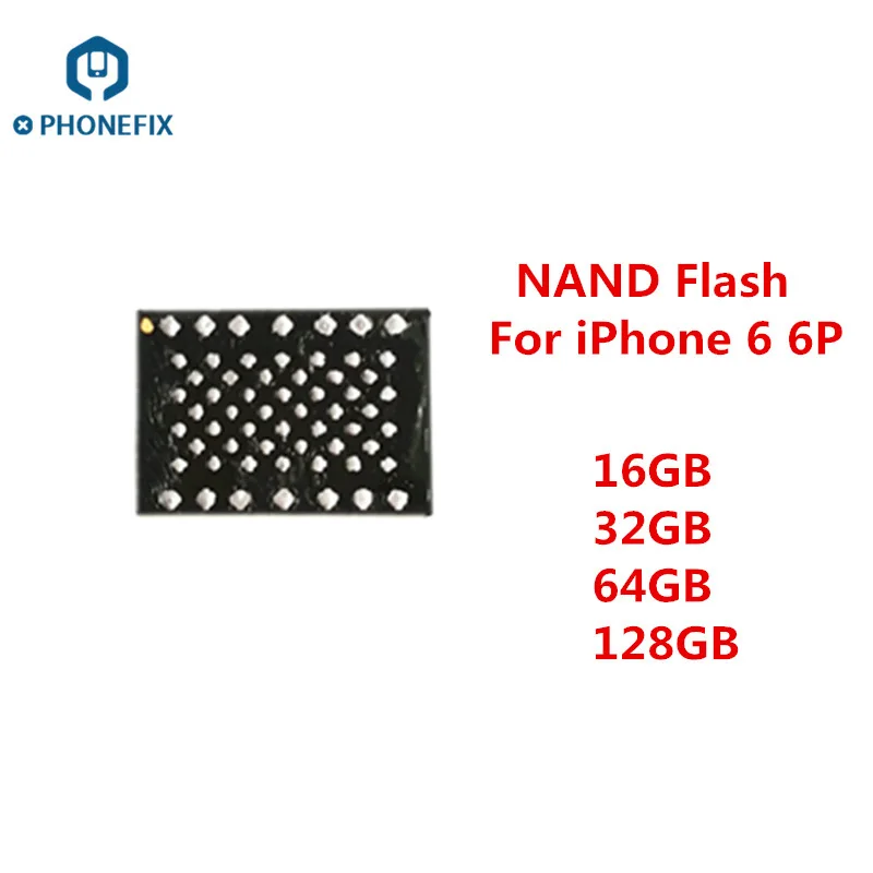 PHONEFIX NAND Flash IC Chips Replacement Upgrade Memory With Soldering Balls For iPhone 6 6Plus Hard Disk HDD Chip
PHONEFIX NAND Flash IC Chips Replacement Upgrade Memory With Soldering Balls For iPhone 6 6Plus Hard Disk HDD Chip