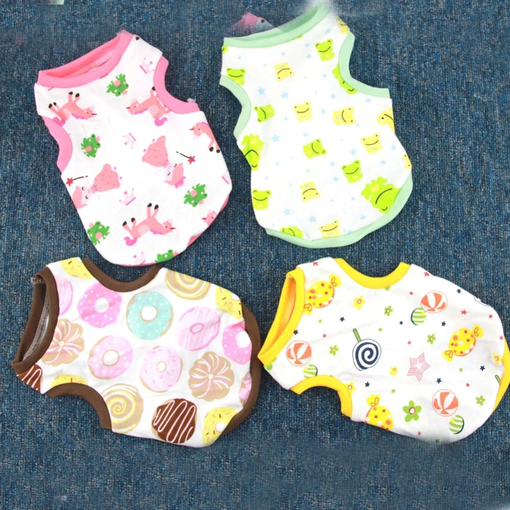 New Spring Summer Cartoon Dog Vest Cotton Cute Cats Puppy Dogs tshirt Clothes for Teddy Poodle Small Pet Apparel XS/S/M/L/XL
New Spring Summer Cartoon Dog Vest Cotton Cute Cats Puppy Dogs tshirt Clothes for Teddy Poodle Small Pet Apparel XS/S/M/L/XL