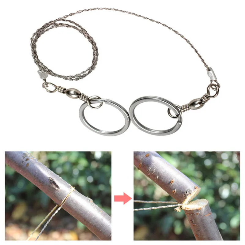 2018 Camping Hand Chain Saw Safety Survival Fretsaw ChainSaw Emergency Outdoor Steel Wire Saw Camping Hunting Kits Pocket Gear 
2018 Camping Hand Chain Saw Safety Survival Fretsaw ChainSaw Emergency Outdoor Steel Wire Saw Camping Hunting Kits Pocket Gear