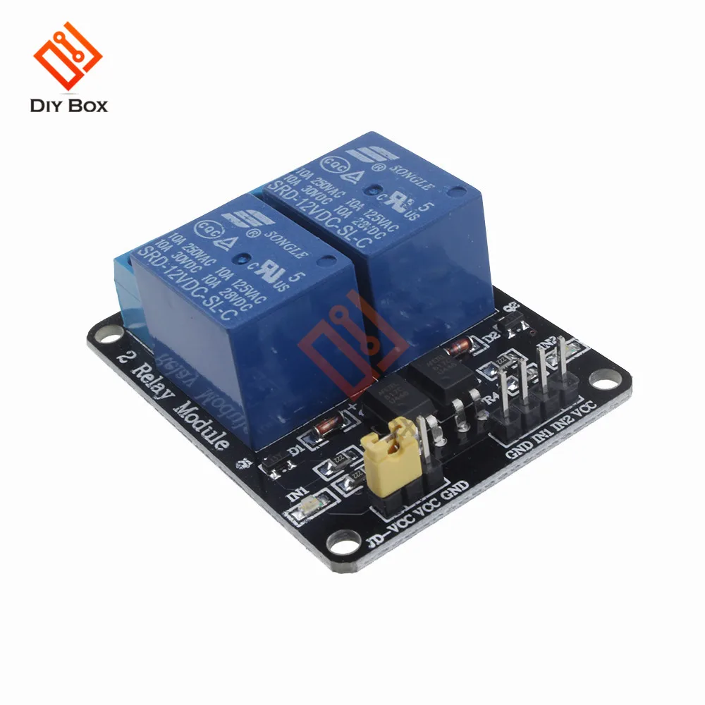 12V 2CH 2 Channel Relay Module Shiled Relay Expansion Board Low Level Triggered 2V Relay interface board for Arduino
12V 2CH 2 Channel Relay Module Shiled Relay Expansion Board Low Level Triggered 2V Relay interface board for Arduino