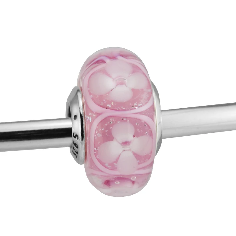 Fits Brand Bracelets Beads for Jewelry Making DIY Sterling-Silver-JEWELRY Pink Field of Flowers Bead Charms Kralen PERLES
Fits Brand Bracelets Beads for Jewelry Making DIY Sterling-Silver-JEWELRY Pink Field of Flowers Bead Charms Kralen PERLES