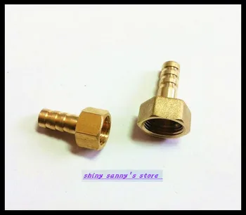 30Pcs/Lot BFG10-01 10mm-1/8" BSP Female Barbs Hose Brass Adapter Coupler