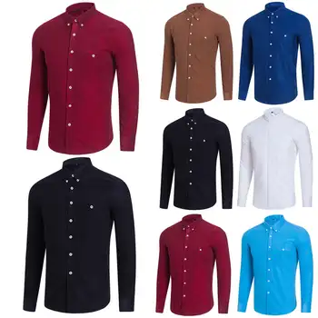 Winter Autumn Men's Corduroy V Neck Long Sleeve Turn-down Collar Business Men Basic Tee T-shirt Casual Tops Blouse
Winter Autumn Men's Corduroy V Neck Long Sleeve Turn-down Collar Business Men Basic Tee T-shirt Casual Tops Blouse