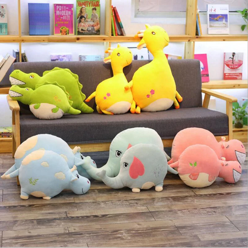 Cute Froest Animal Plush Toys Elephant Cow Deer Hippo Crocodile Stuffed Doll Toy Plush Pillow Children Kids Gift
Cute Froest Animal Plush Toys Elephant Cow Deer Hippo Crocodile Stuffed Doll Toy Plush Pillow Children Kids Gift