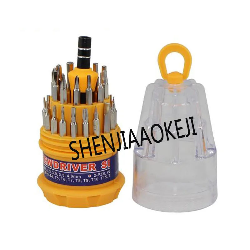 30 pcs/set Screwdriver set Small screwdriver set Combination computer mobile phone repair disassemble tool Metric
30 pcs/set Screwdriver set Small screwdriver set Combination computer mobile phone repair disassemble tool Metric