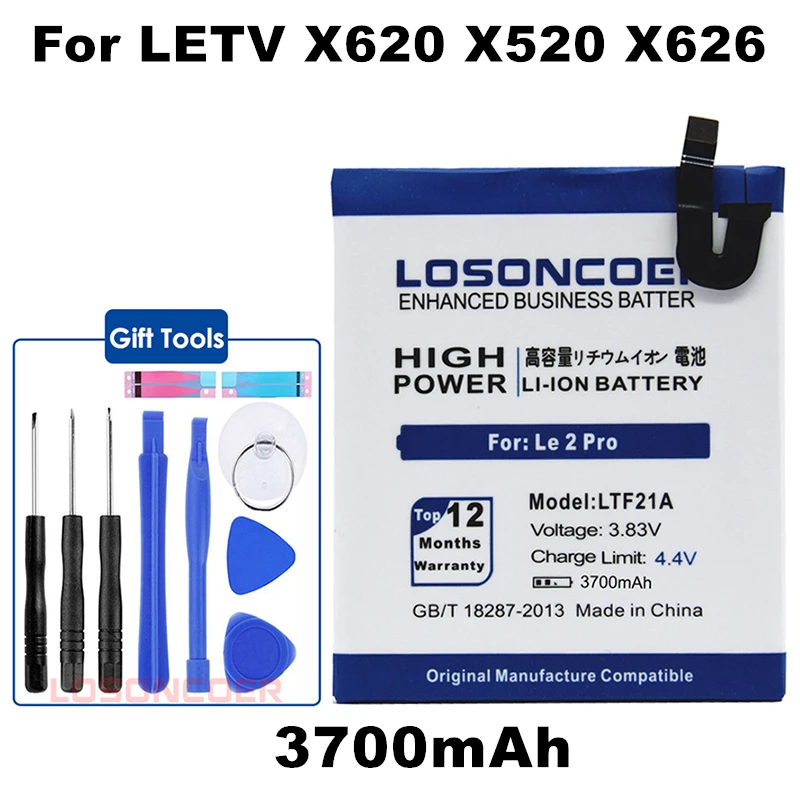 LOSONCOER LTF21A Battery 4400mAh For Letv LeEco Le 2 (pro) le 2S le S3 X528 X621 X625 X626 X20 X25 X620 X520 X522 X525 X526 X527
LOSONCOER LTF21A Battery 4400mAh For Letv LeEco Le 2 (pro) le 2S le S3 X528 X621 X625 X626 X20 X25 X620 X520 X522 X525 X526 X527
