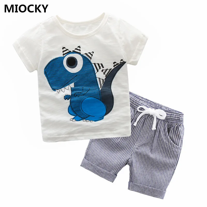 Dinosaur Print Baby Boy Clothes Ropa Short Sleeve Boys Outfits 2 PCS Summer Children Clothing Set Baby Girls Clothes D0748
Dinosaur Print Baby Boy Clothes Ropa Short Sleeve Boys Outfits 2 PCS Summer Children Clothing Set Baby Girls Clothes D0748