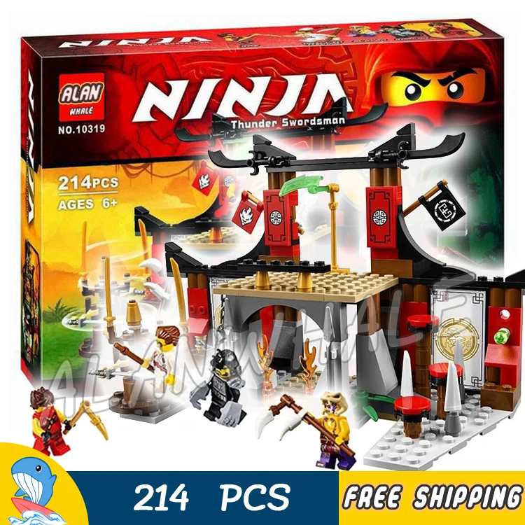 214pcs Ninja Dojo Showdown Fire Prison Construction 10319 Figure Building Blocks Educational Kid Toys Compatible With LegoING
214pcs Ninja Dojo Showdown Fire Prison Construction 10319 Figure Building Blocks Educational Kid Toys Compatible With LegoING