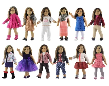 New Random Delivery 5 Set Fashion Doll Clothes for 18 inch American Doll Handmade Dress/Casual Clothes
New Random Delivery 5 Set Fashion Doll Clothes for 18 inch American Doll Handmade Dress/Casual Clothes