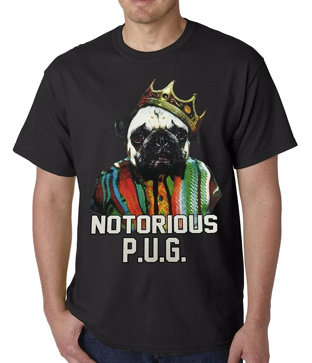 

New Unisex T shirt Tops StreetWear t-shirt Solid Color Short Sleeve t-shirts T-Shirt Nototious PUG urban t shirts