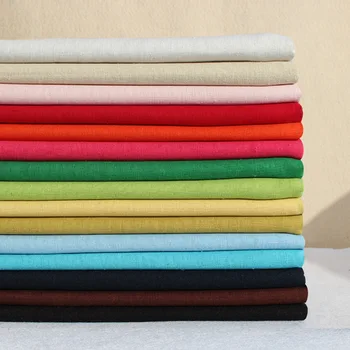 apparel textile cotton linen sewing fabric tissue width 1.41 meter Solid color cloth for sewing patchwork meters DIY material 
apparel textile cotton linen sewing fabric tissue width 1.41 meter Solid color cloth for sewing patchwork meters DIY material