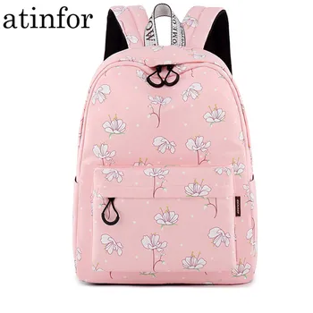 Casual Waterproof Women Backpack Pink Flower Pattern Printing Female Daypacks Girls College Laptop Bookbags
Casual Waterproof Women Backpack Pink Flower Pattern Printing Female Daypacks Girls College Laptop Bookbags