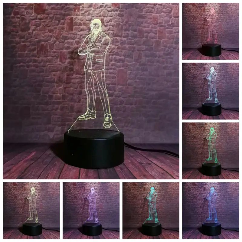Reaper Figure Model 3D Nightlight LED 7 Colors Changing Light Battle Royale Fortress Night John Wick Figurine Toys
Reaper Figure Model 3D Nightlight LED 7 Colors Changing Light Battle Royale Fortress Night John Wick Figurine Toys