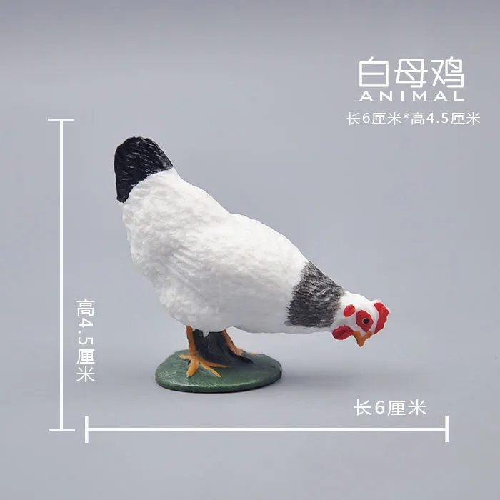 Original farm animals white hen figurine domestic bird figures kids educational toys for children
Original farm animals white hen figurine domestic bird figures kids educational toys for children